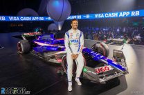 Daniel Ricciardo, RB launch, Las Vegas, 2024