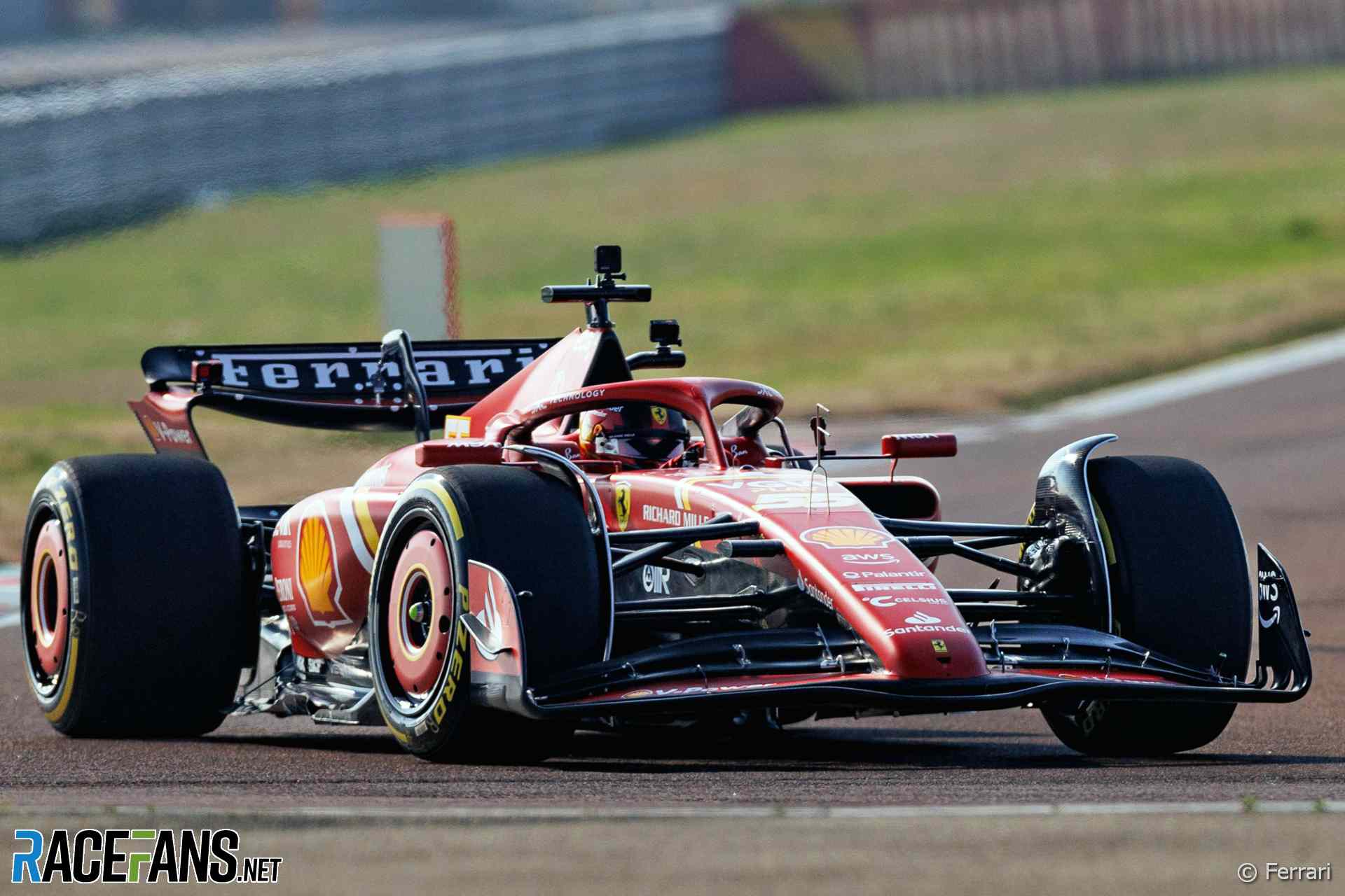 Carlos Sainz Jnr, Ferrari, Fiorano, 2024