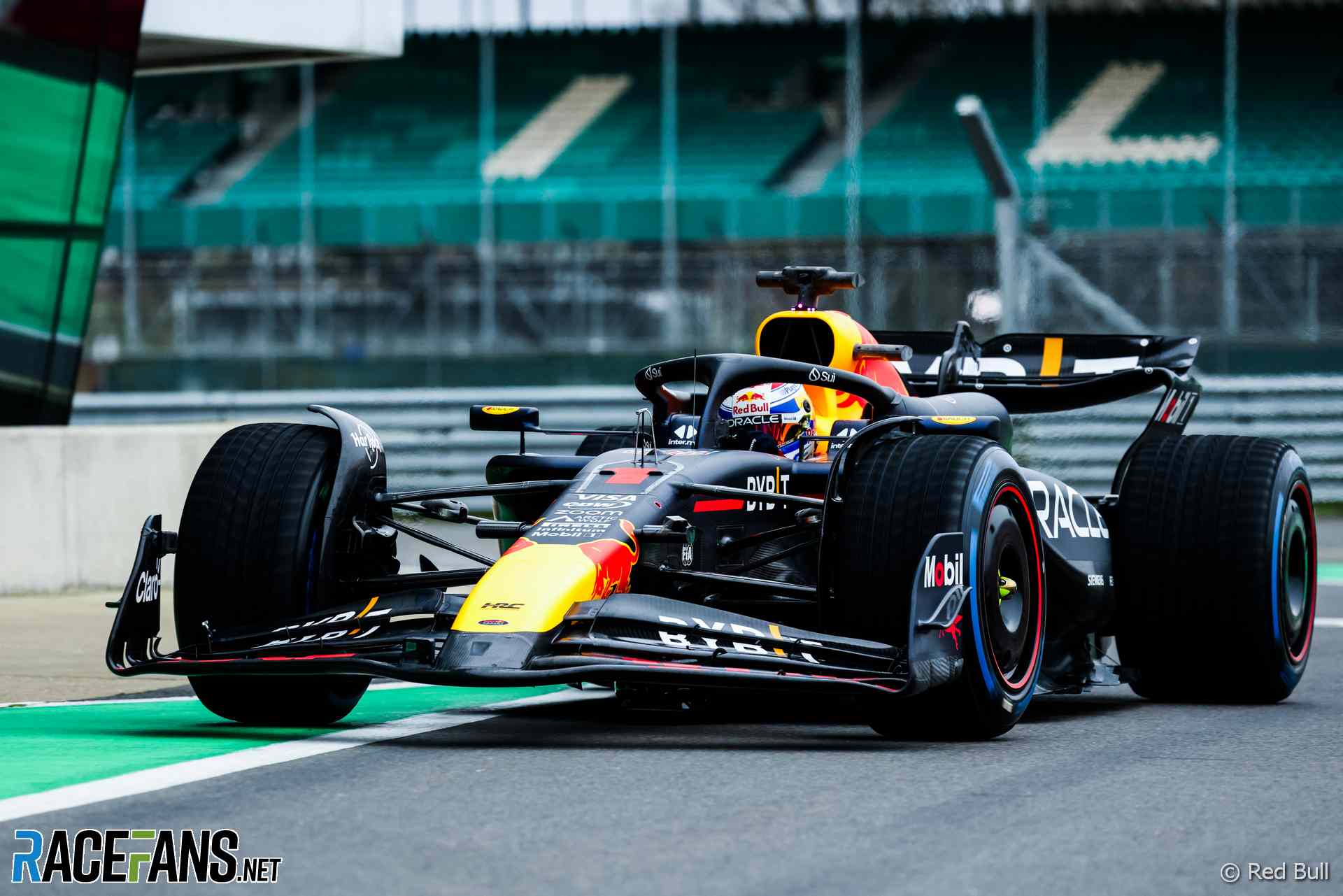 Max Verstappen, Red Bull RB20 filming day, Silverstone, 2024