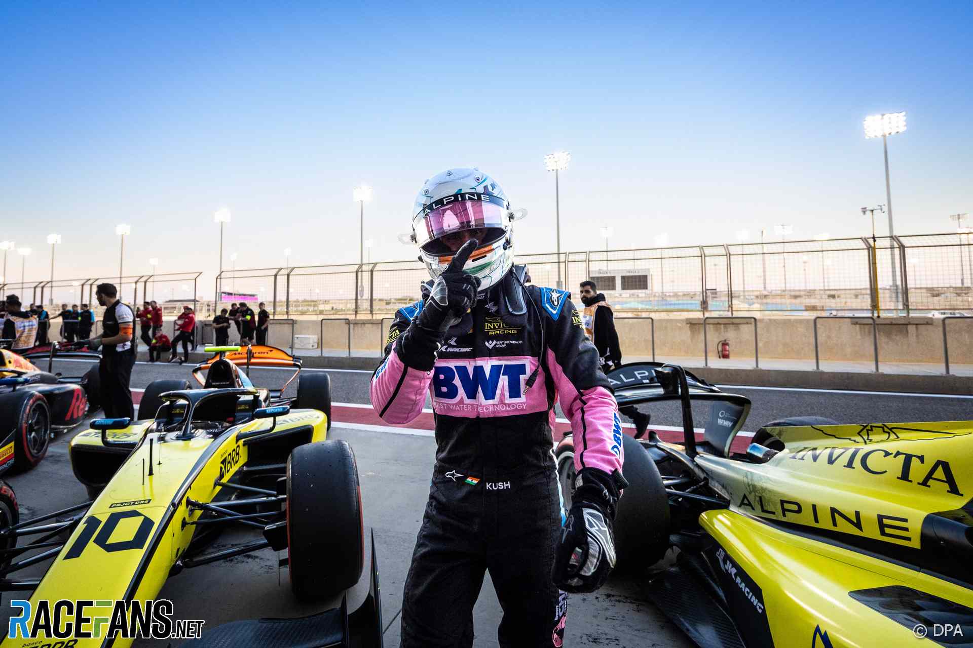 Kush Maini, Invicta, Formula 2, Bahrain International Circuit, 2024