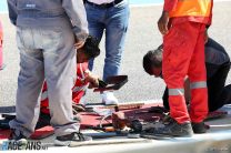 F1 testing hit by second stoppage due to broken drain cover