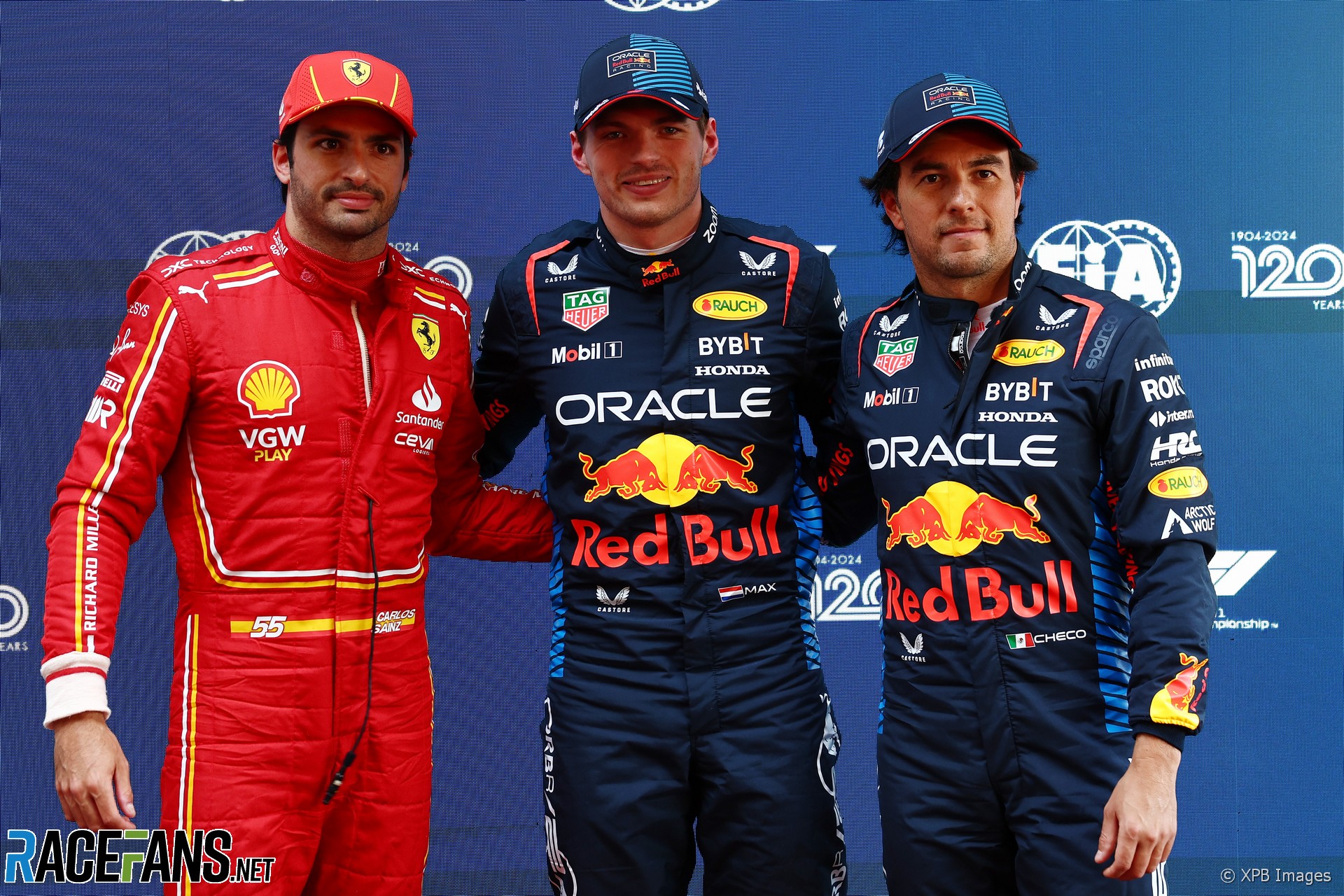 Carlos Sainz Jnr, Max Verstappen, Sergio Perez, Albert Park, 2024