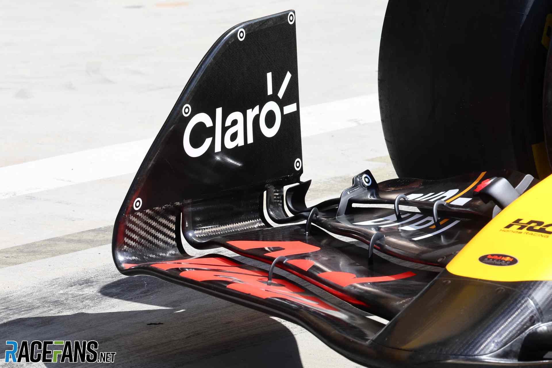 Red Bull front wing endplate, 2024