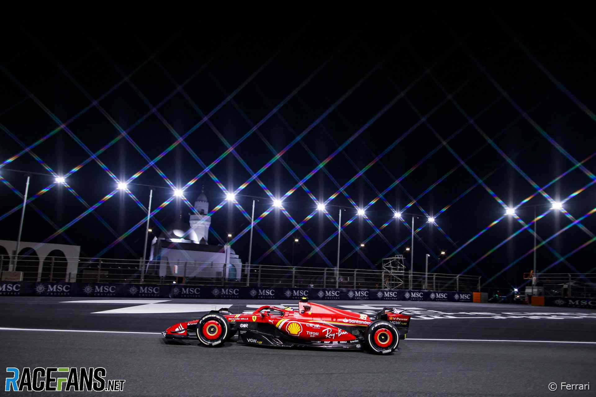 Oliver Bearman, Ferrari, Jeddah Corniche Circuit, 2024