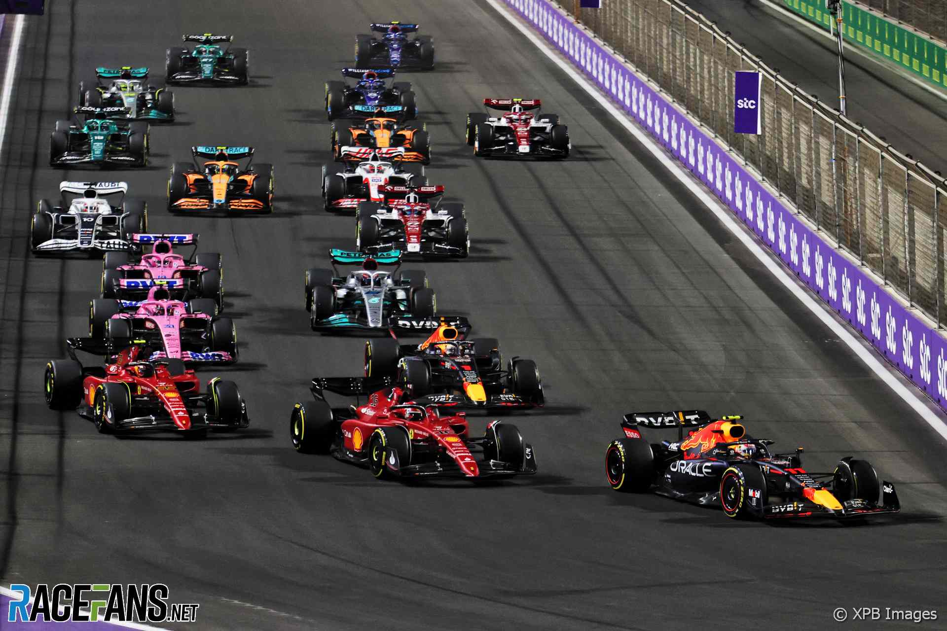 The 2022 Saudi Arabian Grand Prix was held at Jeddah Corniche Circuit and won by Max Verstappen