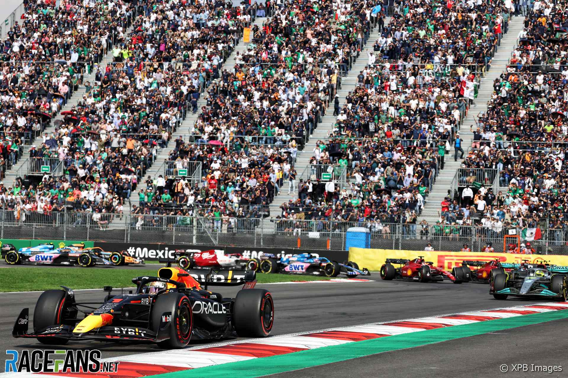The 2022 Mexican Grand Prix was held at Autodromo Hermanos Rodriguez and won by Max Verstappen