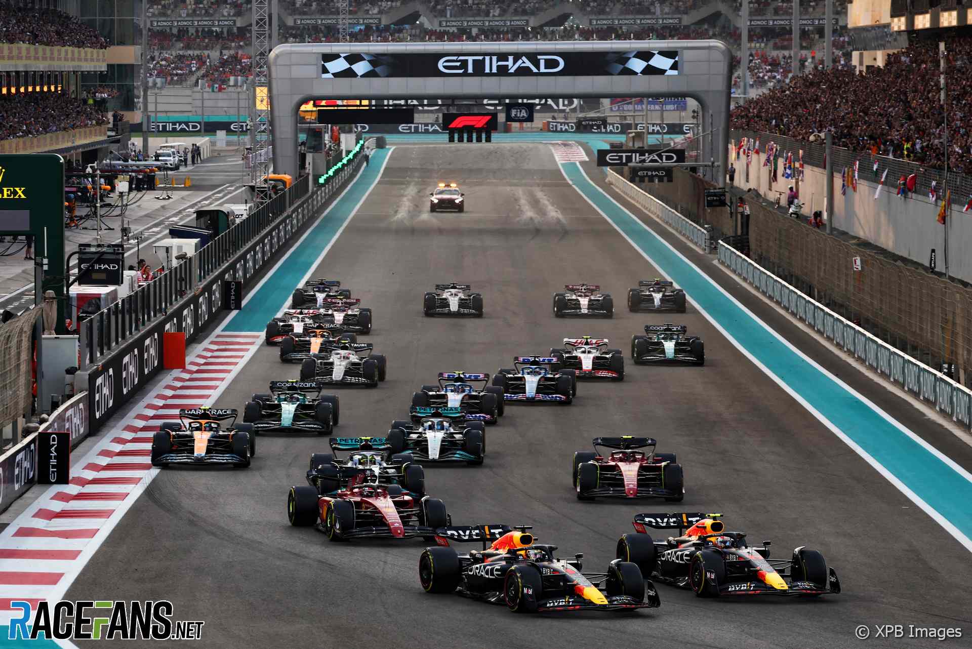 The 2022 Abu Dhabi Grand Prix was held at Yas Marina and won by Max Verstappen