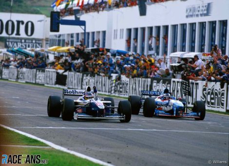 Jacques Villeneuve, Gerhard Berger, Jerez, 1997