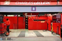 Charles Leclerc’s Ferrari garage, Bahrain International Circuit, 2024