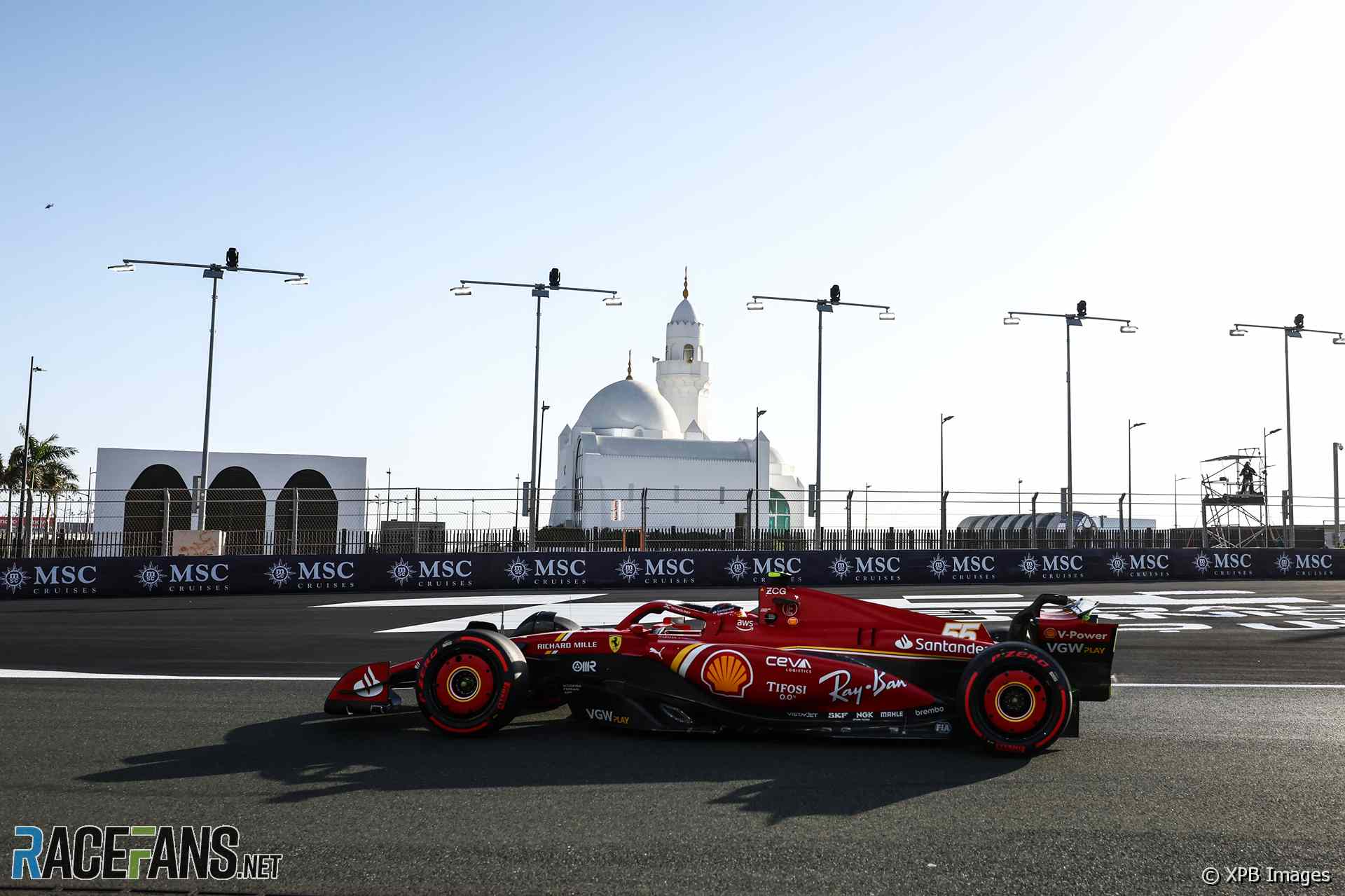 Carlos Sainz Jnr, Ferrari, Jeddah Corniche Circuit, 2024