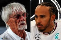 Bernie Ecclestone and Lewis Hamilton