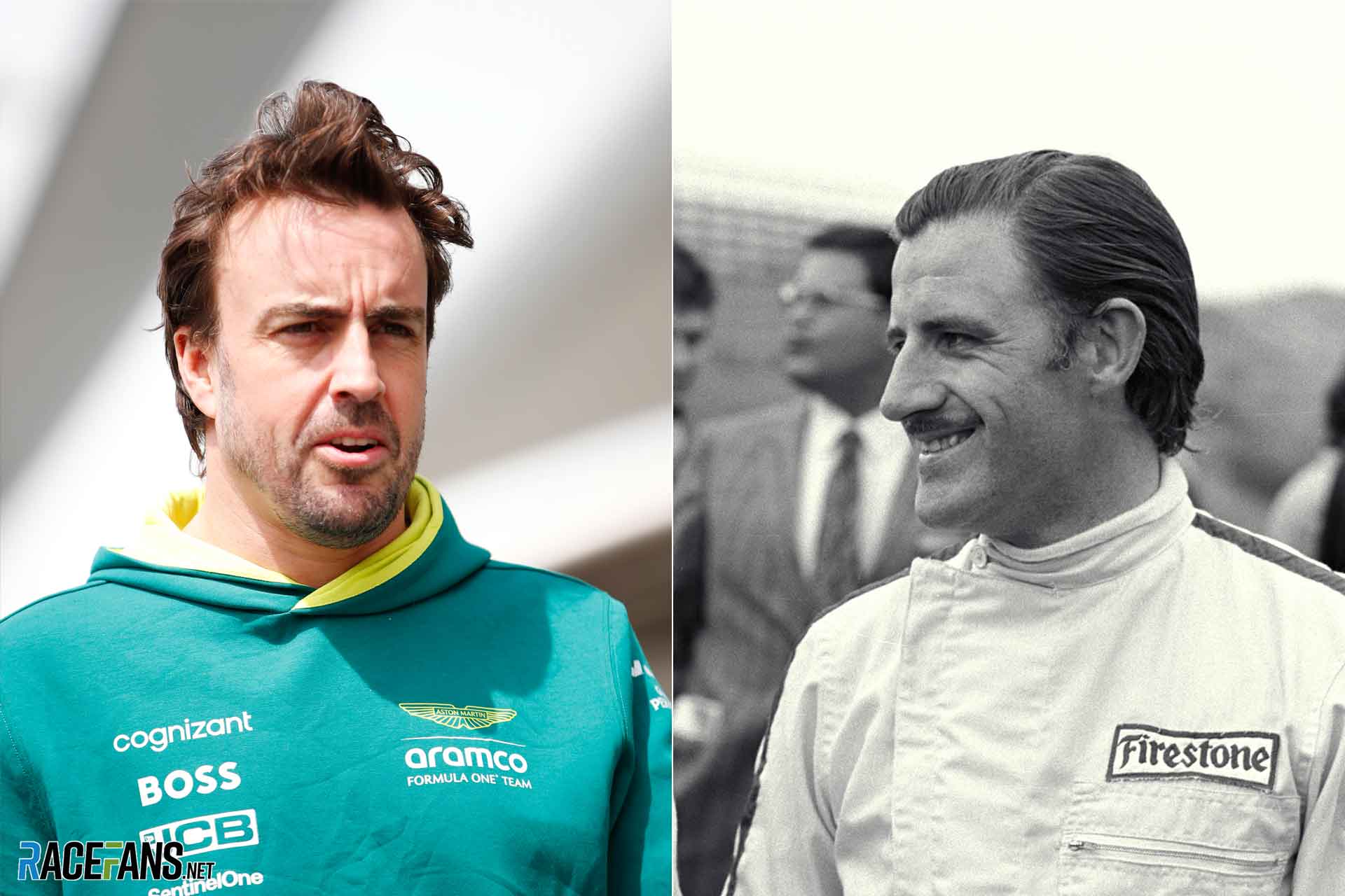 Fernando Alonso and Graham Hill