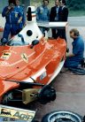Niki Lauda and Ferrari mechanics