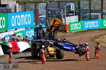 Daniel Ricciardo and Alexander Albon crash, Suzuka, 2024