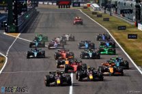 The second start of the 2024 Japanese Grand Prix